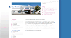 Desktop Screenshot of haus-wartenberg.de